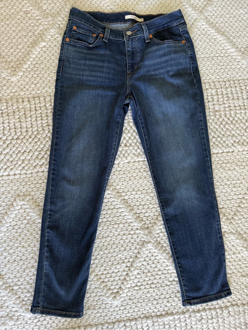 Women’s Levi's Dark Blue Boyfriend Jeans
